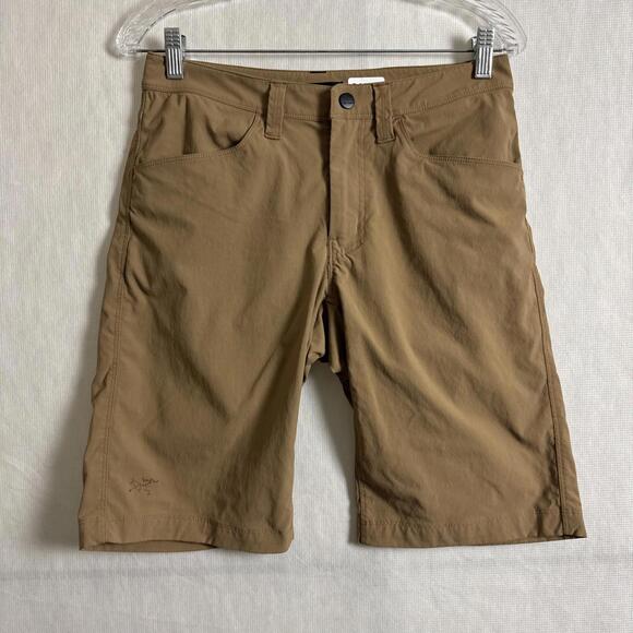 Arc'teryx Men's Size 29 Brown Nylon 12" Inseam Russet Climbing Shorts - Picture 1 of 13